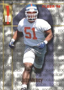 John Mobley Denver Broncos 1996 Fleer NFL Rookie Card #169